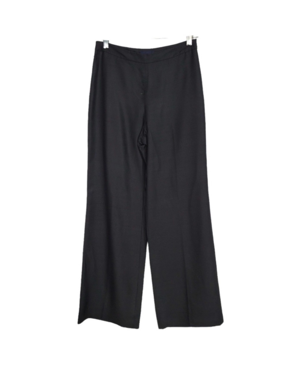 Ann Taylor Black Silk Wide Leg Pants